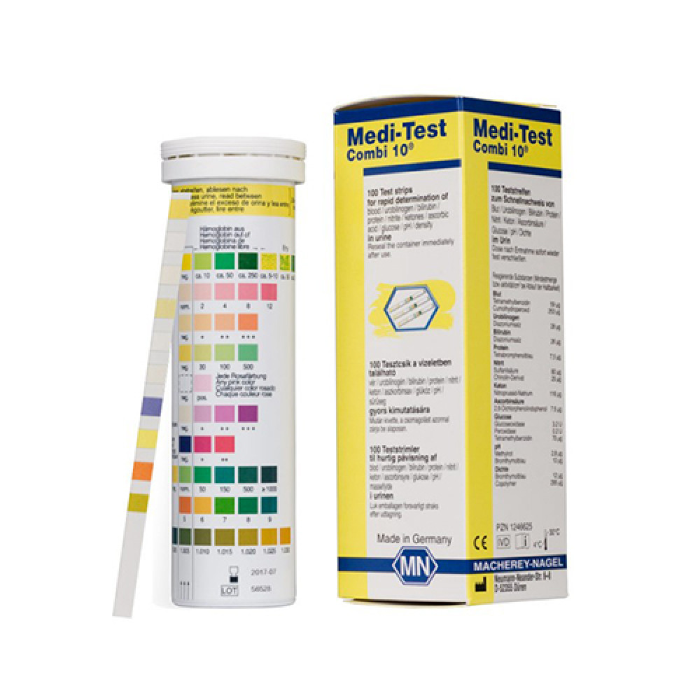 Combi 10 Meditest Urine Test Strips Mediasource
