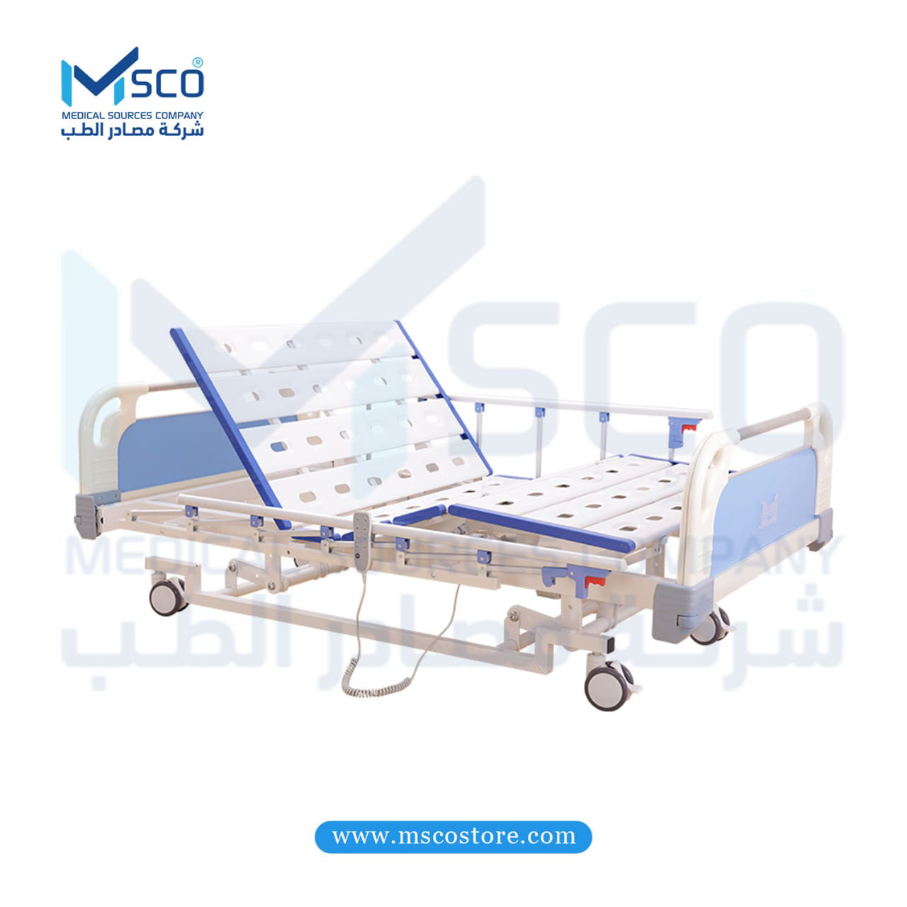 سرير طبي 4 حركات - عرض 90 سم - الصورة 2